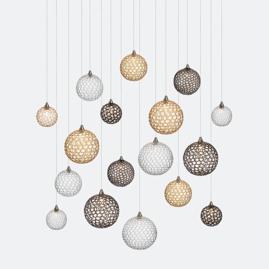 Planet Rectangle Chandelier-Chandelier-Manorlights