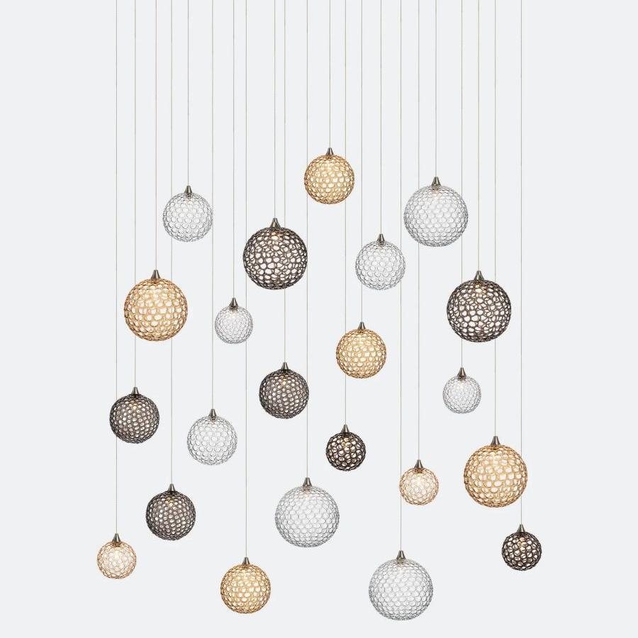 Planet Rectangle Chandelier-Chandelier-Manorlights