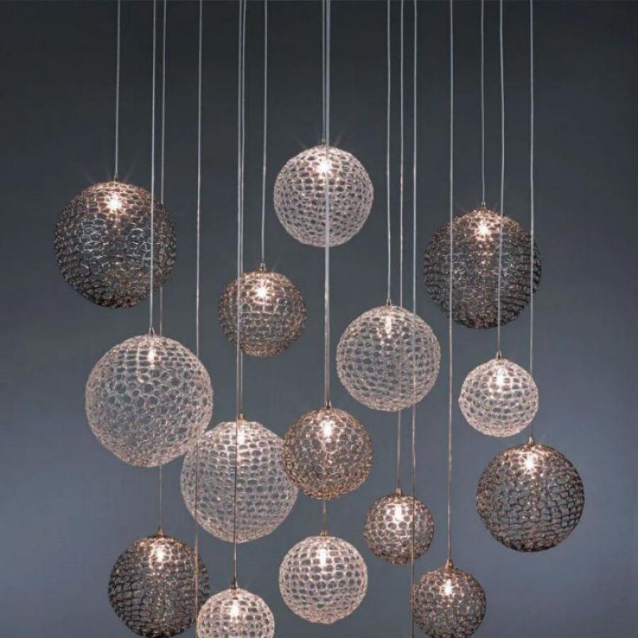 Planet Rectangle Chandelier-Chandelier-Manorlights