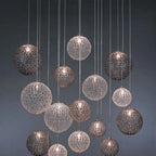 Planet Rectangle Chandelier-Chandelier-Manorlights