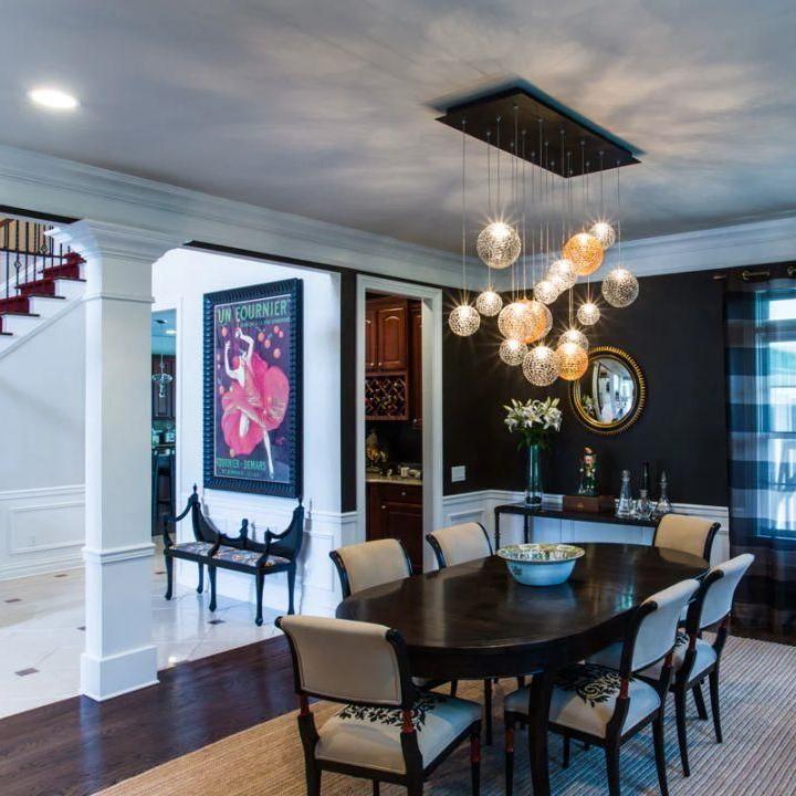 Planet Rectangle Chandelier-Chandelier-Manorlights
