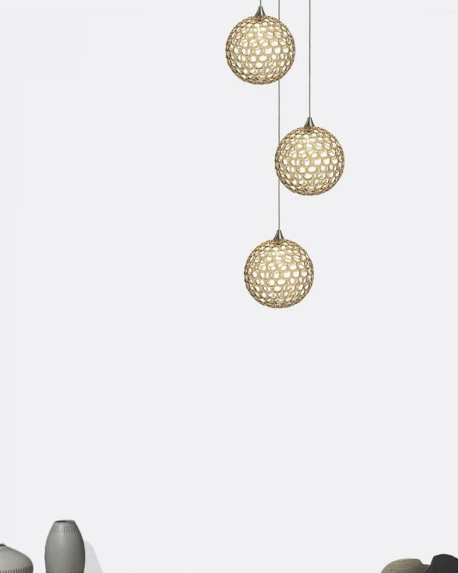 Planet Small Round Chandelier-Chandelier-Manorlights