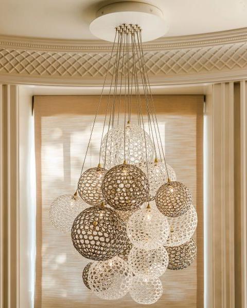 Planet Small Round Chandelier-Chandelier-Manorlights