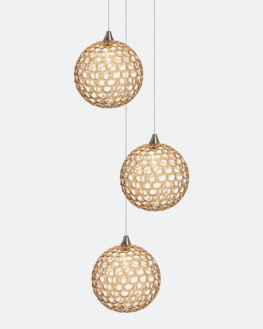 Planet Small Round Chandelier-Chandelier-Manorlights