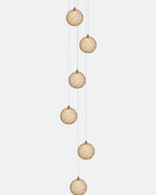 Planet Small Round Chandelier-Chandelier-Manorlights