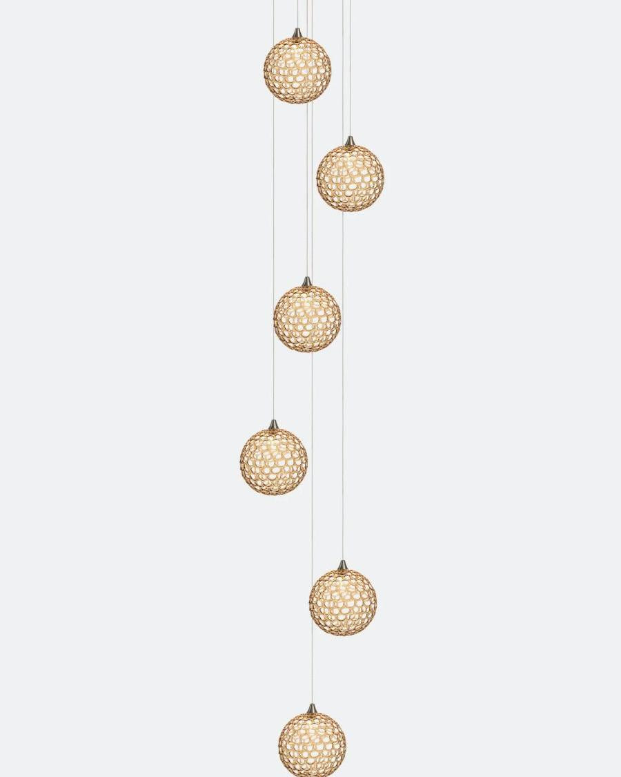 Planet Small Round Chandelier-Chandelier-Manorlights