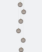 Planet Small Round Chandelier-Chandelier-Manorlights