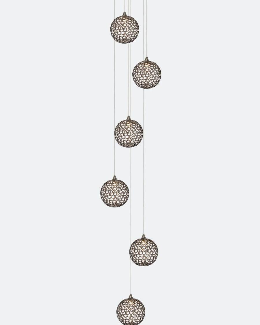 Planet Small Round Chandelier-Chandelier-Manorlights