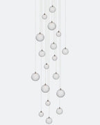 Planet Square Chandelier-Chandelier-Manorlights
