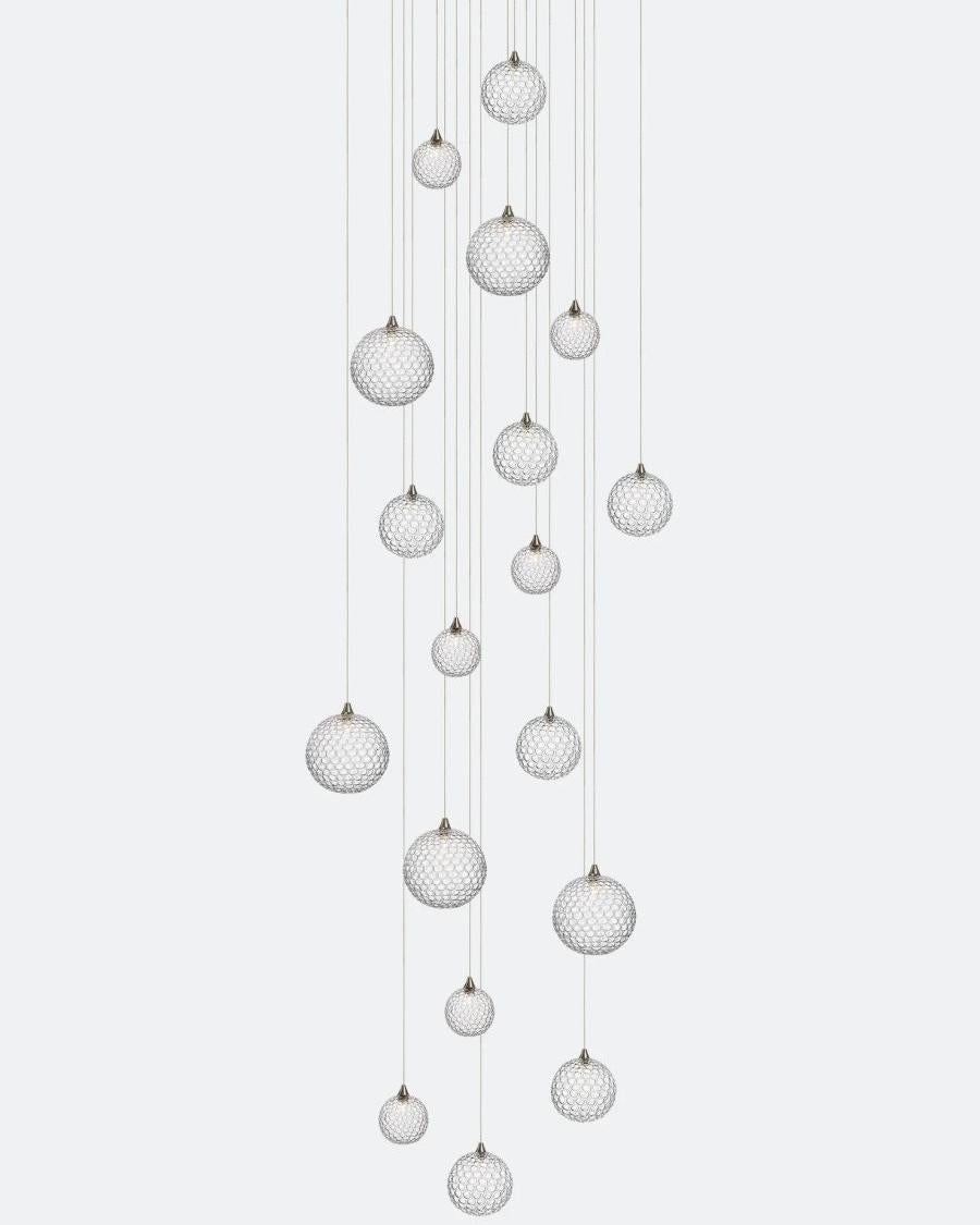 Planet Square Chandelier-Chandelier-Manorlights