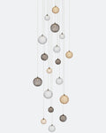 Planet Square Chandelier-Chandelier-Manorlights