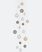 Planet Square Chandelier-Chandelier-Manorlights