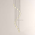 Pearl Ball Ceiling Chandelier 14 20 Light-Chandelier-Manorlights