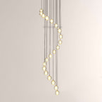 Pearl Ball Ceiling Chandelier 14 20 Light-Chandelier-Manorlights
