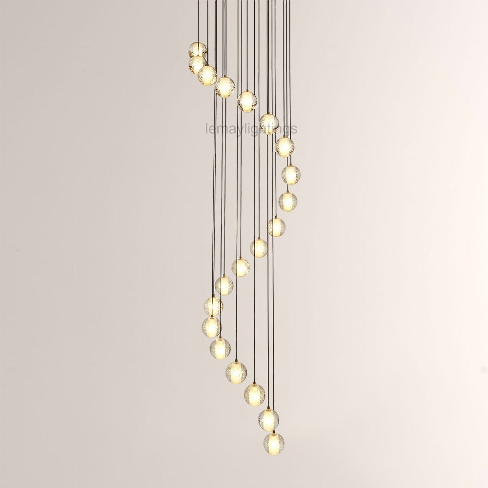 Pearl Ball Ceiling Chandelier 14 20 Light-Chandelier-Manorlights