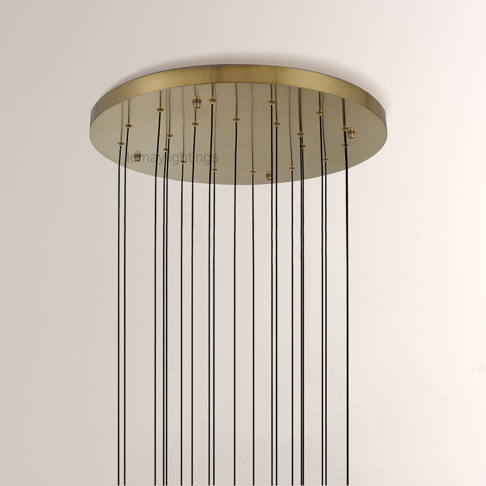 Pearl Ball Ceiling Chandelier 14 20 Light-Chandelier-Manorlights