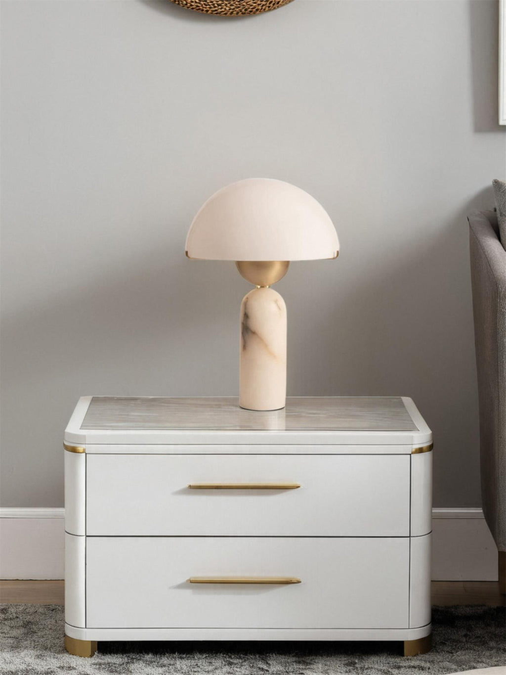 Peono Alabaster Table Lamp - Vakkerlight