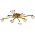 Propeller Alabaster Flushmount 8-Light 12-Light-Chandelier-Manorlights