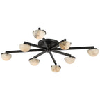 Propeller Alabaster Flushmount 8-Light 12-Light-Chandelier-Manorlights
