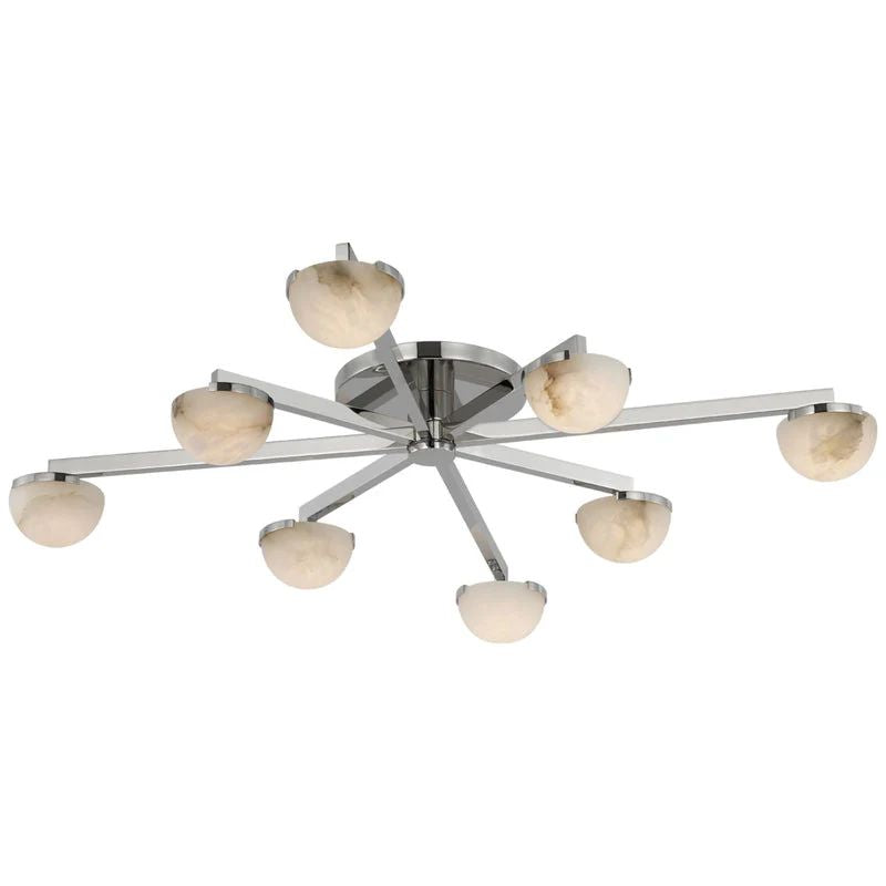 Propeller Alabaster Flushmount 8-Light 12-Light-Chandelier-Manorlights