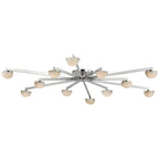 Propeller Alabaster Flushmount 8-Light 12-Light-Chandelier-Manorlights