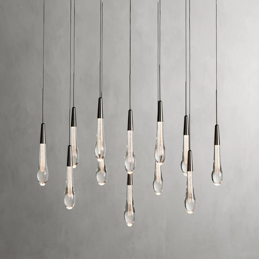 Raindrop Linear Chandelier-Chandelier-Manorlights