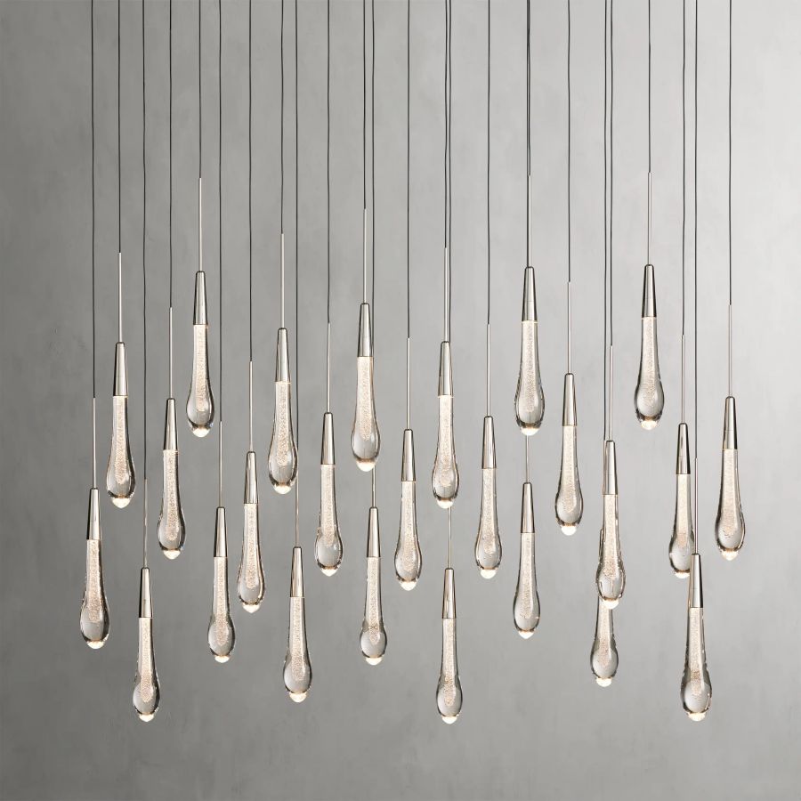 Raindrop Linear Chandelier-Chandelier-Manorlights