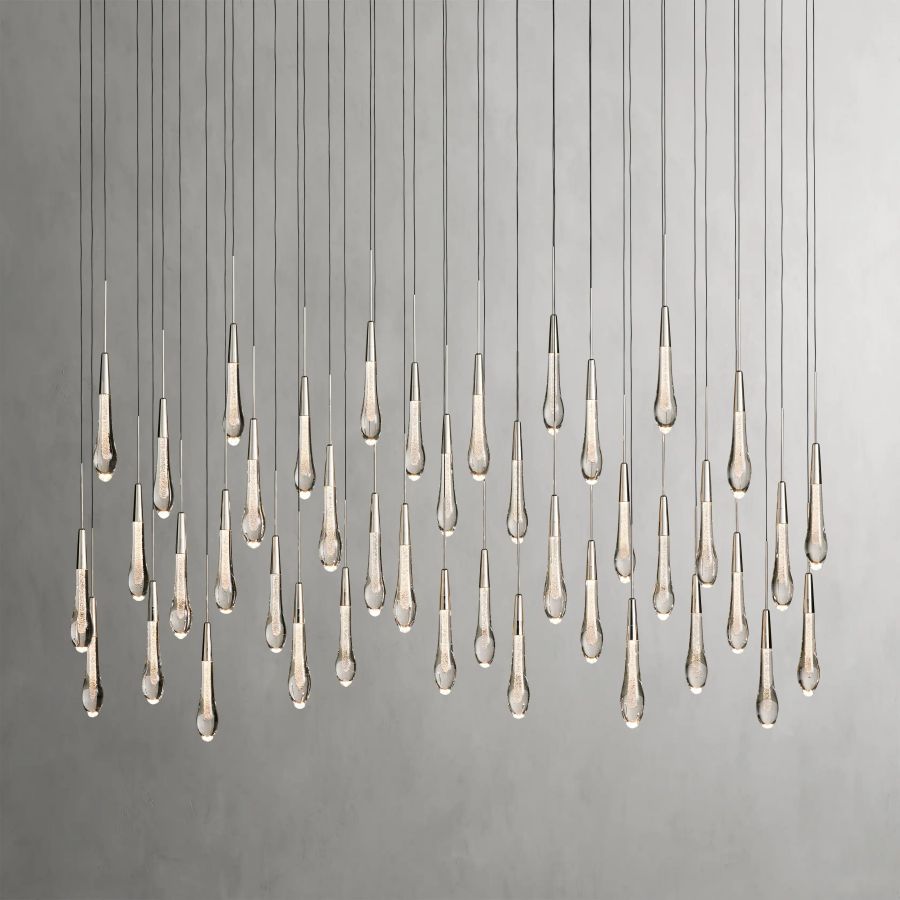 Raindrop Linear Chandelier-Chandelier-Manorlights