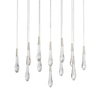 Raindrop Linear Chandelier-Chandelier-Manorlights