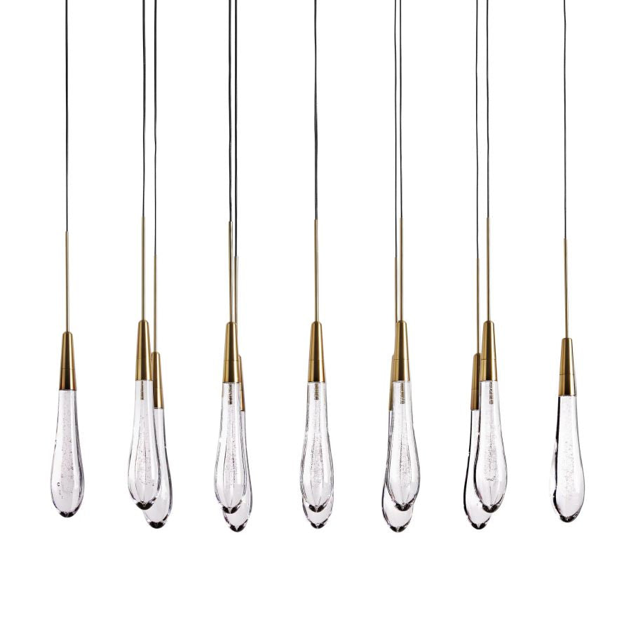 Raindrop Linear Chandelier-Chandelier-Manorlights