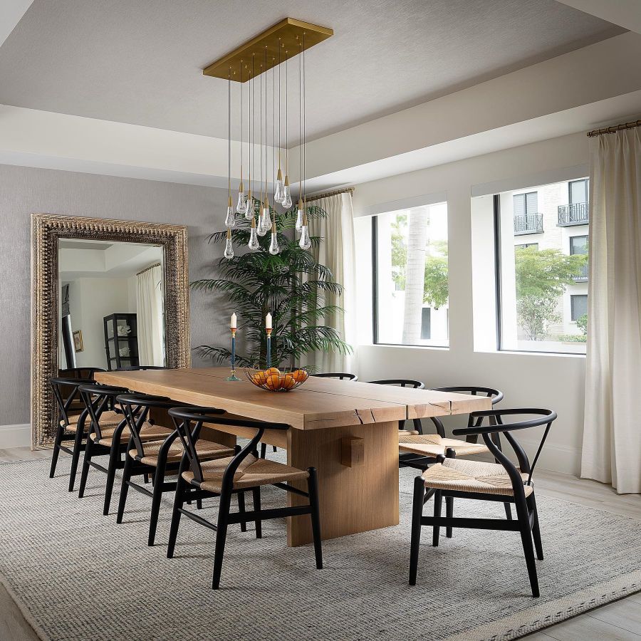 Raindrop Linear Chandelier-Chandelier-Manorlights