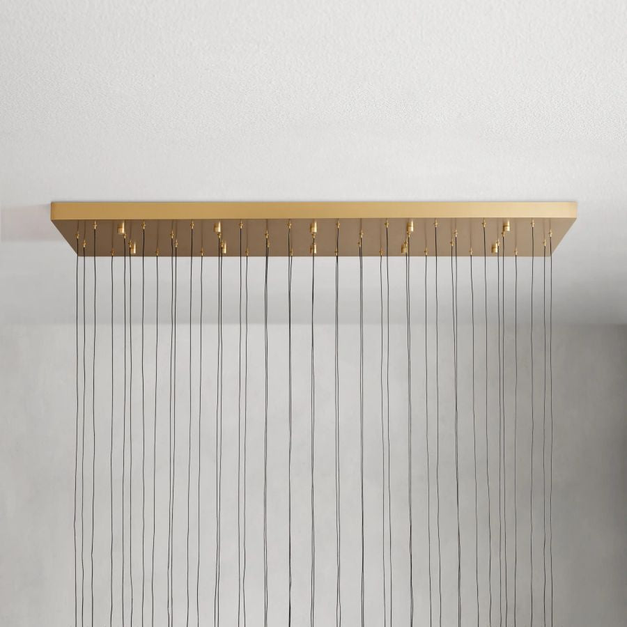 Raindrop Linear Chandelier-Chandelier-Manorlights