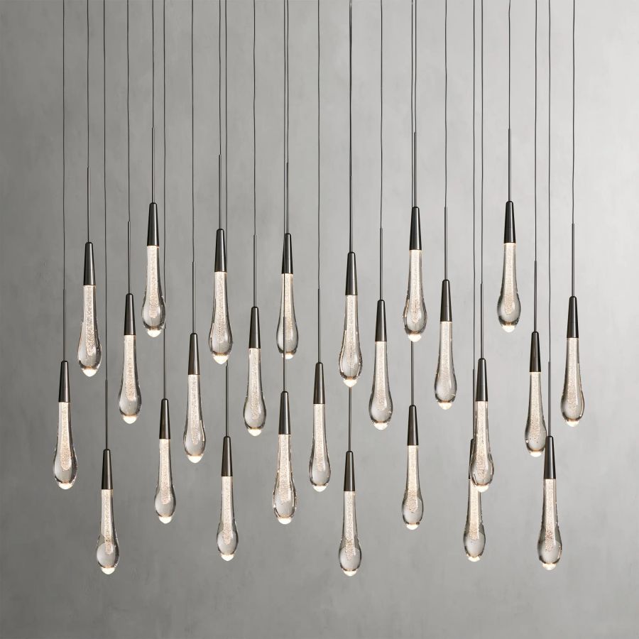 Raindrop Linear Chandelier-Chandelier-Manorlights