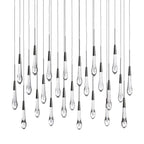 Raindrop Linear Chandelier-Chandelier-Manorlights