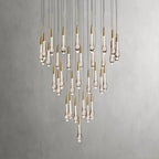 Raindrop Round Chandelier-Chandelier-Manorlights