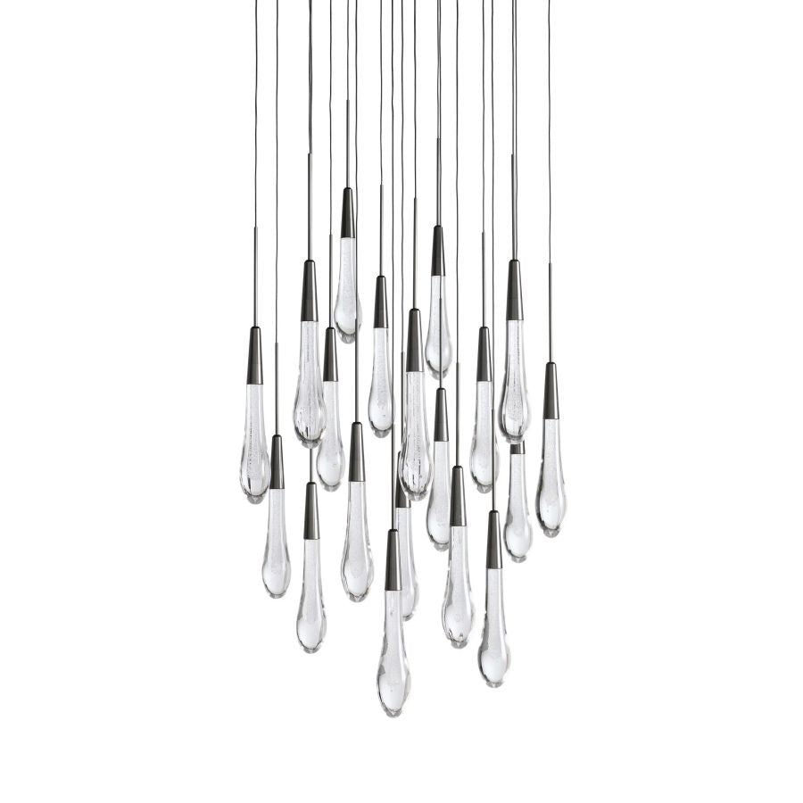 Raindrop Round Chandelier-Chandelier-Manorlights