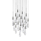 Raindrop Round Chandelier-Chandelier-Manorlights