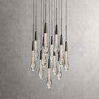 Raindrop Round Chandelier-Chandelier-Manorlights