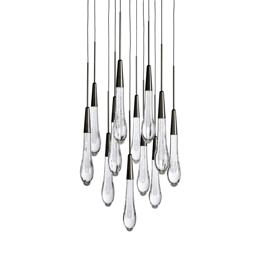 Raindrop Round Chandelier-Chandelier-Manorlights