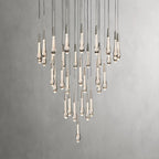 Raindrop Round Chandelier-Chandelier-Manorlights