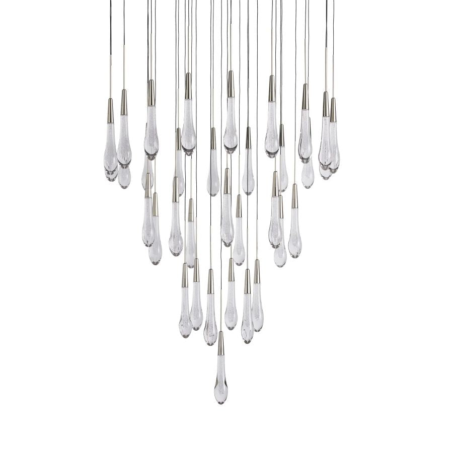 Raindrop Round Chandelier-Chandelier-Manorlights
