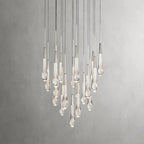 Raindrop Round Chandelier-Chandelier-Manorlights