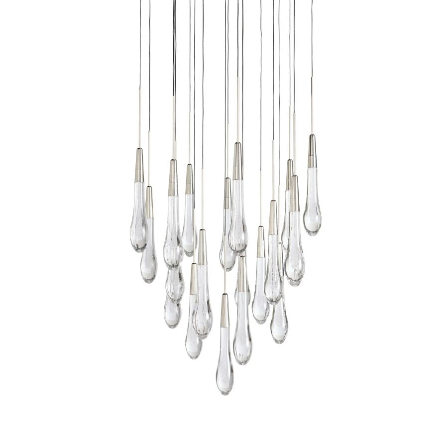 Raindrop Round Chandelier-Chandelier-Manorlights