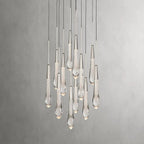 Raindrop Round Chandelier-Chandelier-Manorlights