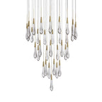 Raindrop Round Chandelier-Chandelier-Manorlights
