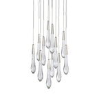 Raindrop Round Chandelier-Chandelier-Manorlights