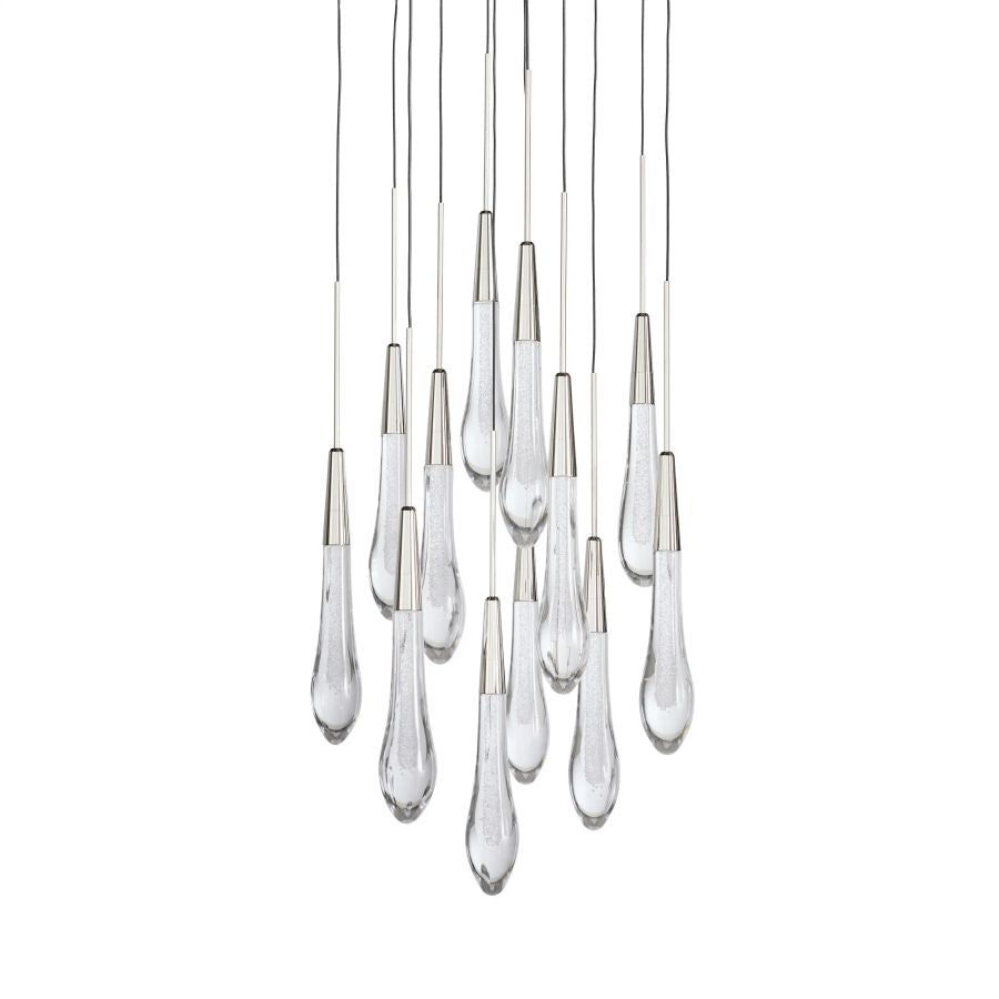 Raindrop Round Chandelier-Chandelier-Manorlights