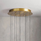 Raindrop Round Chandelier-Chandelier-Manorlights