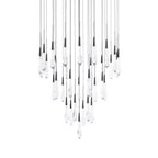 Raindrop Round Chandelier-Chandelier-Manorlights