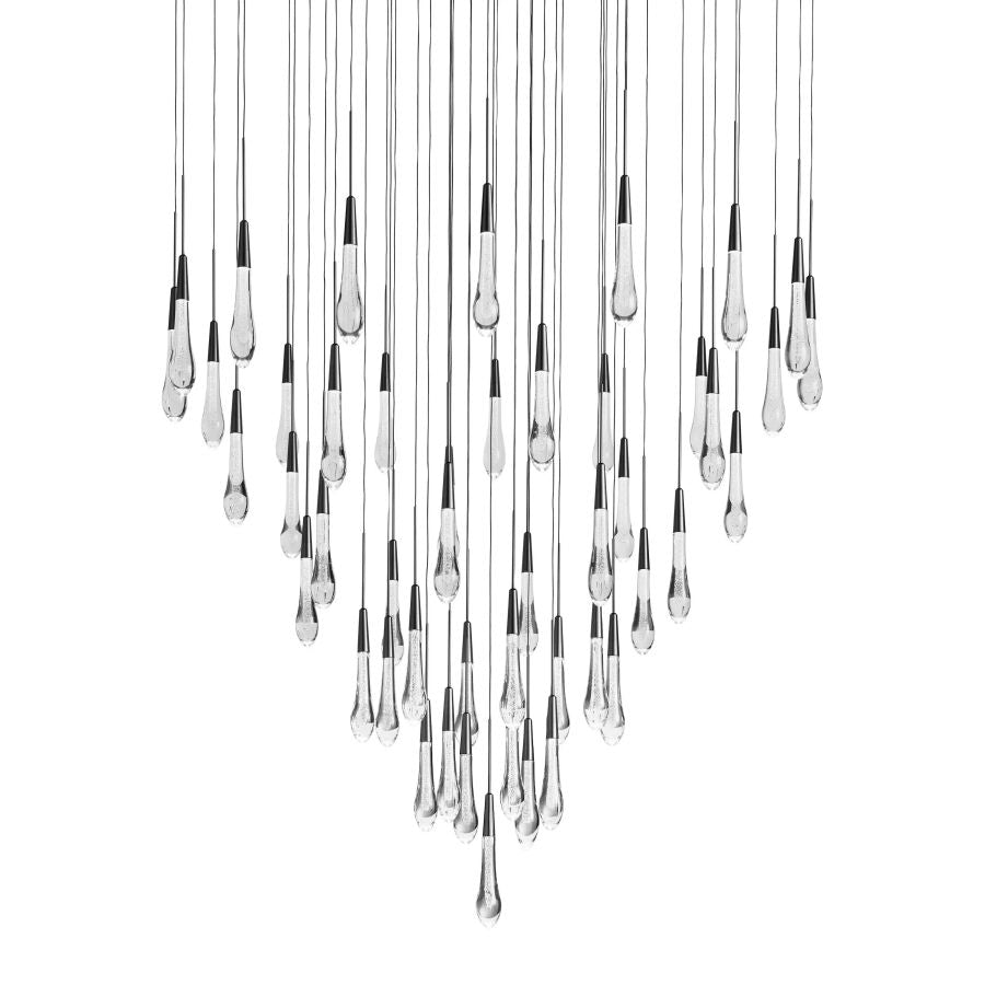 Raindrop Round Chandelier-Chandelier-Manorlights